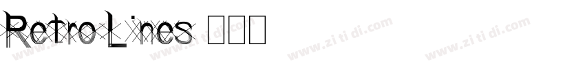 Retro Lines字体转换